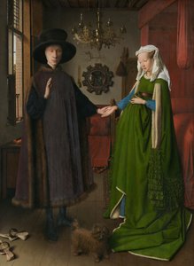 Portrettet av Giovanni Arnolfini og hans (The Arnolfini Marriage)